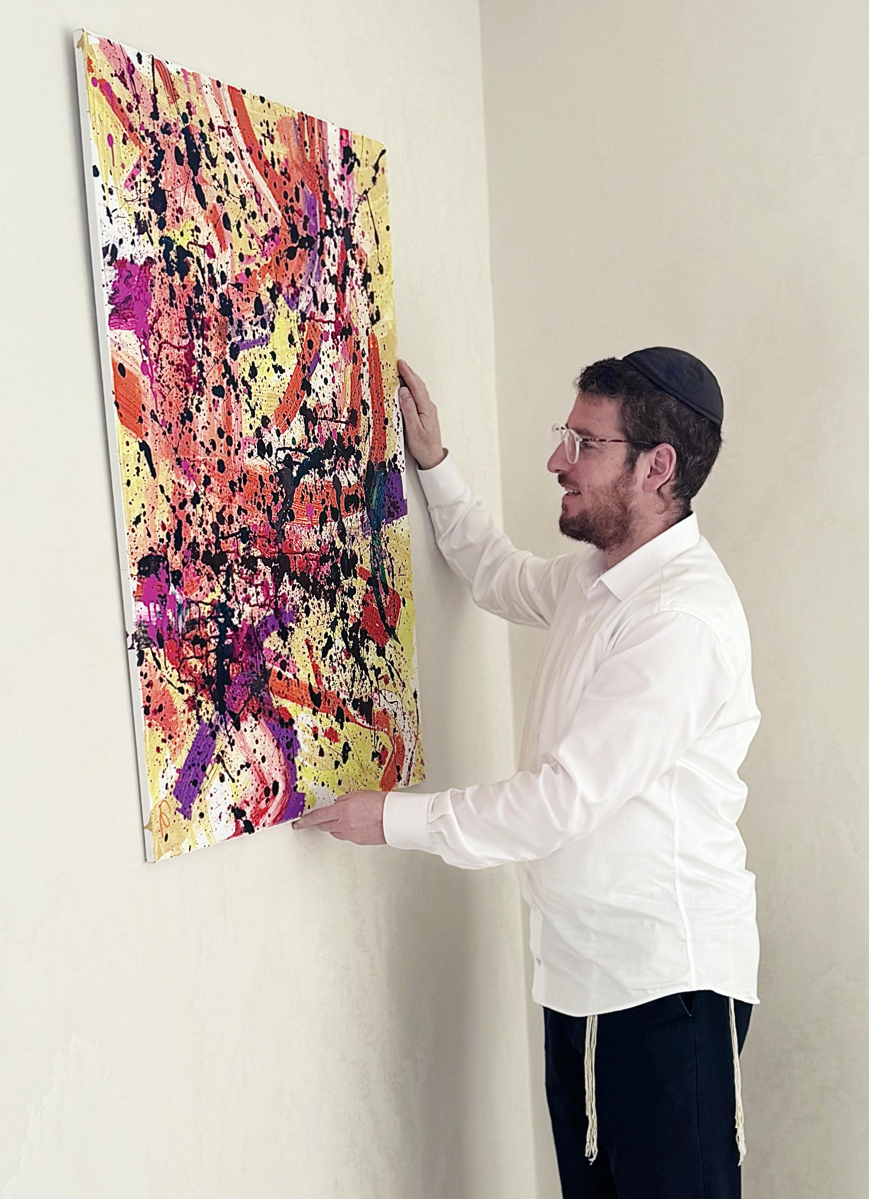 Chaim Simcha in the studio